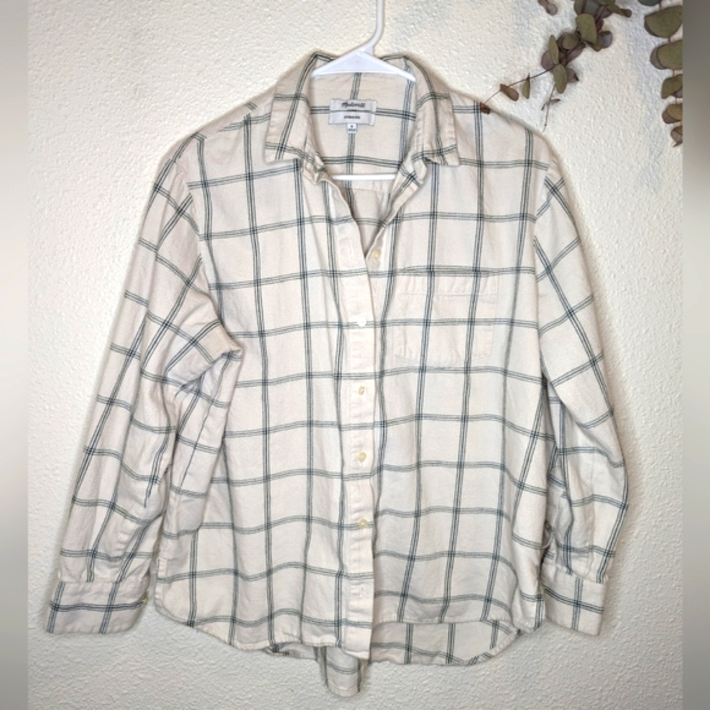 Madewell Oversized Flannel Button-down Medium